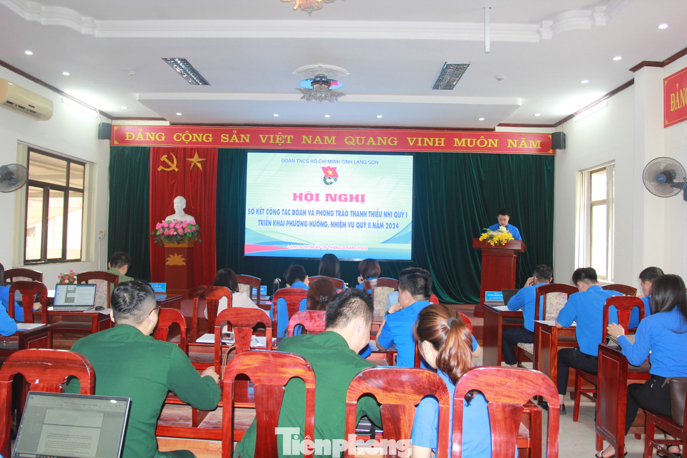 Quang cảnh Hội nghị sơ kết quý 1 của Tỉnh Đoàn Lạng Sơn. Ảnh: Duy Chiến