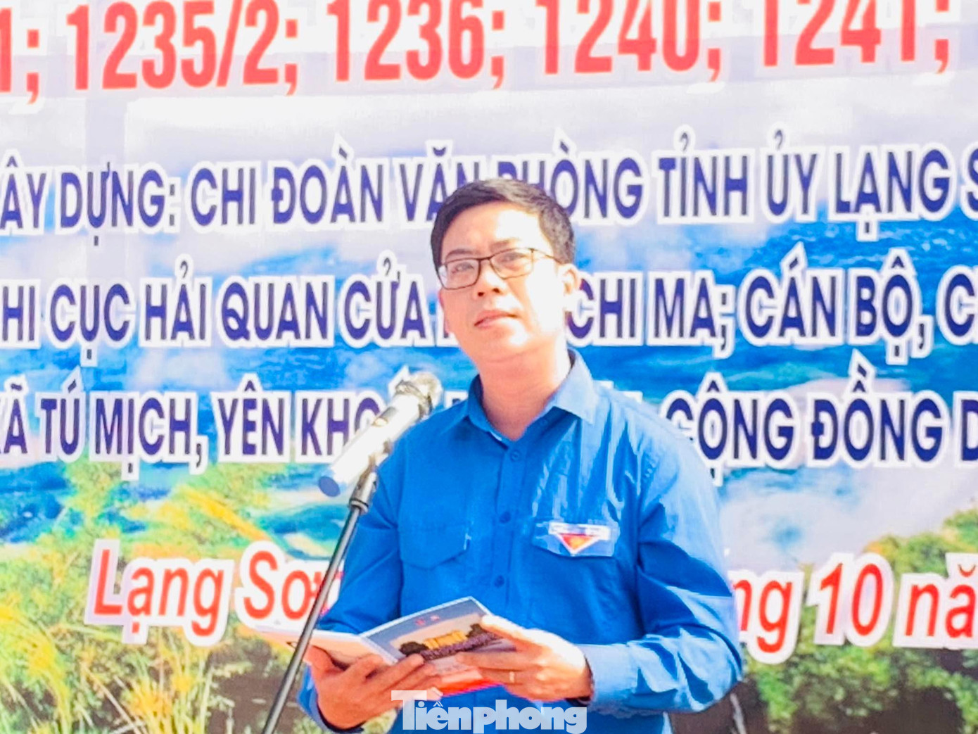 Anh Đào Anh Tuấn, Bí thư Đoàn Học viện chính trị quốc gia Hồ Chí Minh cho biết, tuổi trẻ đơn vị sẽ tiếp tục lan tỏa việc xây dựng đường biên, mốc giới vững mạnh - Ảnh: Duy Chiến Anh Đào Anh Tuấn, Bí thư Đoàn Học viện chính trị quốc gia Hồ Chí Minh cho biết, tuổi trẻ đơn vị sẽ tiếp tục lan tỏa việc xây dựng đường biên, mốc giới vững mạnh - Ảnh: Duy Chiến