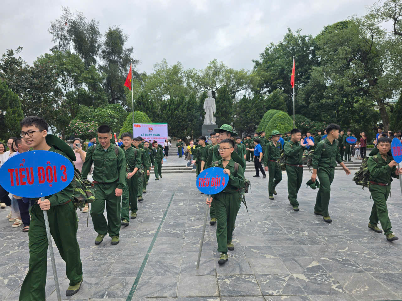 Khoảng một tuần trong quân ngũ, các chiến sĩ nhí xứ Lạng sẽ được học tập, trải nghiệm nhiều hoạt động bổ ích, lý thú. Ảnh: Duy Chiến