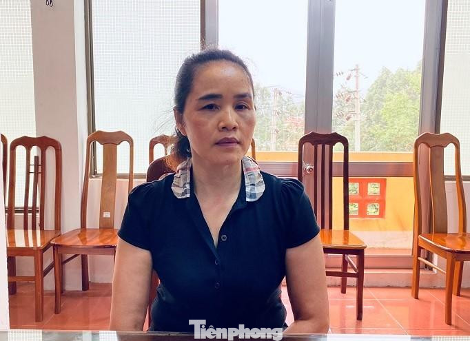 Đối tượng Nguyễn Thị Minh đầu thú tại cơ quan công an Lạng Sơn -Ảnh: H.T