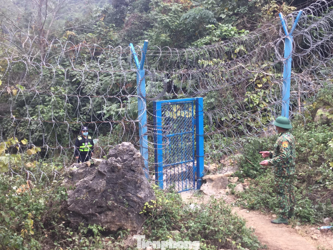 Rào chặt khu vực biên giới nên tình hình mang vác hàng qua đường mòn đã giảm rõ rệt ở Lạng Sơn (ảnh: Duy Chiến)