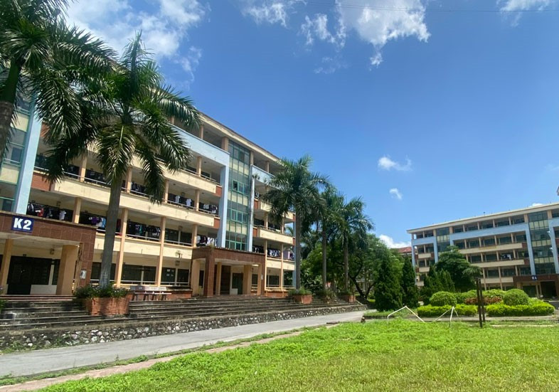 Khu ký túc xá Trường Cao đẳng Công nghiệp Thái Nguyên.