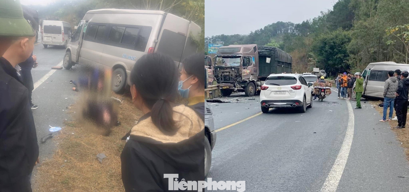 Hiện trường vụ tai nạn giao thông. Ảnh: TL Hiện trường vụ tai nạn giao thông. Ảnh: TL