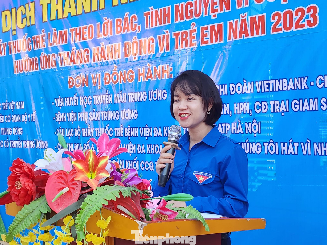 Chị Hoàng Thị Thu Trang, Bí thư Đoàn khối CCQ tỉnh Lạng Sơn mong muốn các cấp bộ Đoàn chung tay, giúp sức xây dựng biên cương vững mạnh. Ảnh: Duy Chiến