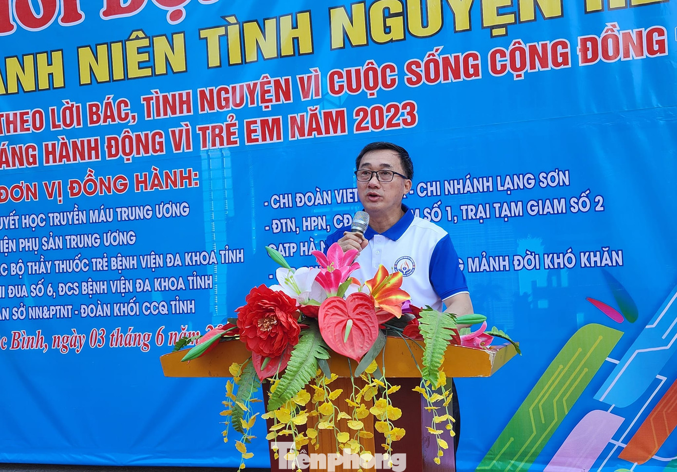 Thứ trưởng Bộ Y tế Trần Văn Thuấn phát biểu tại chương trình. Ảnh: Duy Chiến