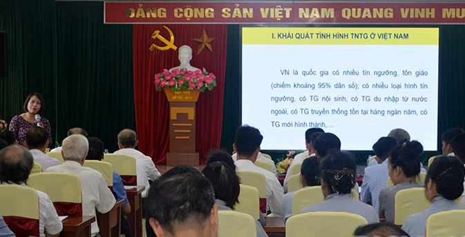 Các nội dung tuyên truyền pháp luật về tôn giáo, tín ngưỡng được các đại biểu tiếp thu đầy đủ.