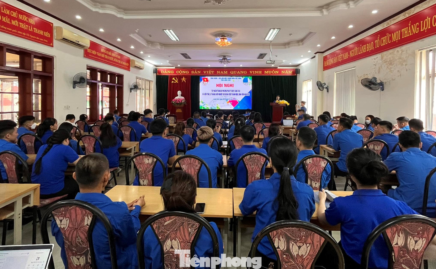 Lớp tập huấn thu hút đông đảo đoàn viên, thanh niên địa phương tham gia. Ảnh: Duy Chiến