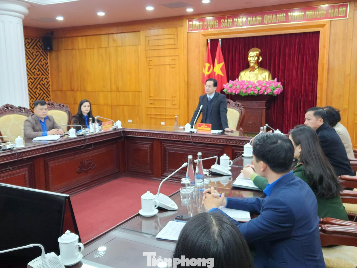 Phó bí thư Thường trực tỉnh ủy Lạng Sơn Hoàng Văn Nghiệm mong muốn các đại biểu tỉnh nhà dự Đại hội Đoàn toàn quốc tham gia đầy đủ, có chất lượng để Đại hội thành công rực rỡ - Ảnh: Duy Chiến Phó bí thư Thường trực tỉnh ủy Lạng Sơn Hoàng Văn Nghiệm mong muốn các đại biểu tỉnh nhà dự Đại hội Đoàn toàn quốc tham gia đầy đủ, có chất lượng để Đại hội thành công rực rỡ - Ảnh: Duy Chiến