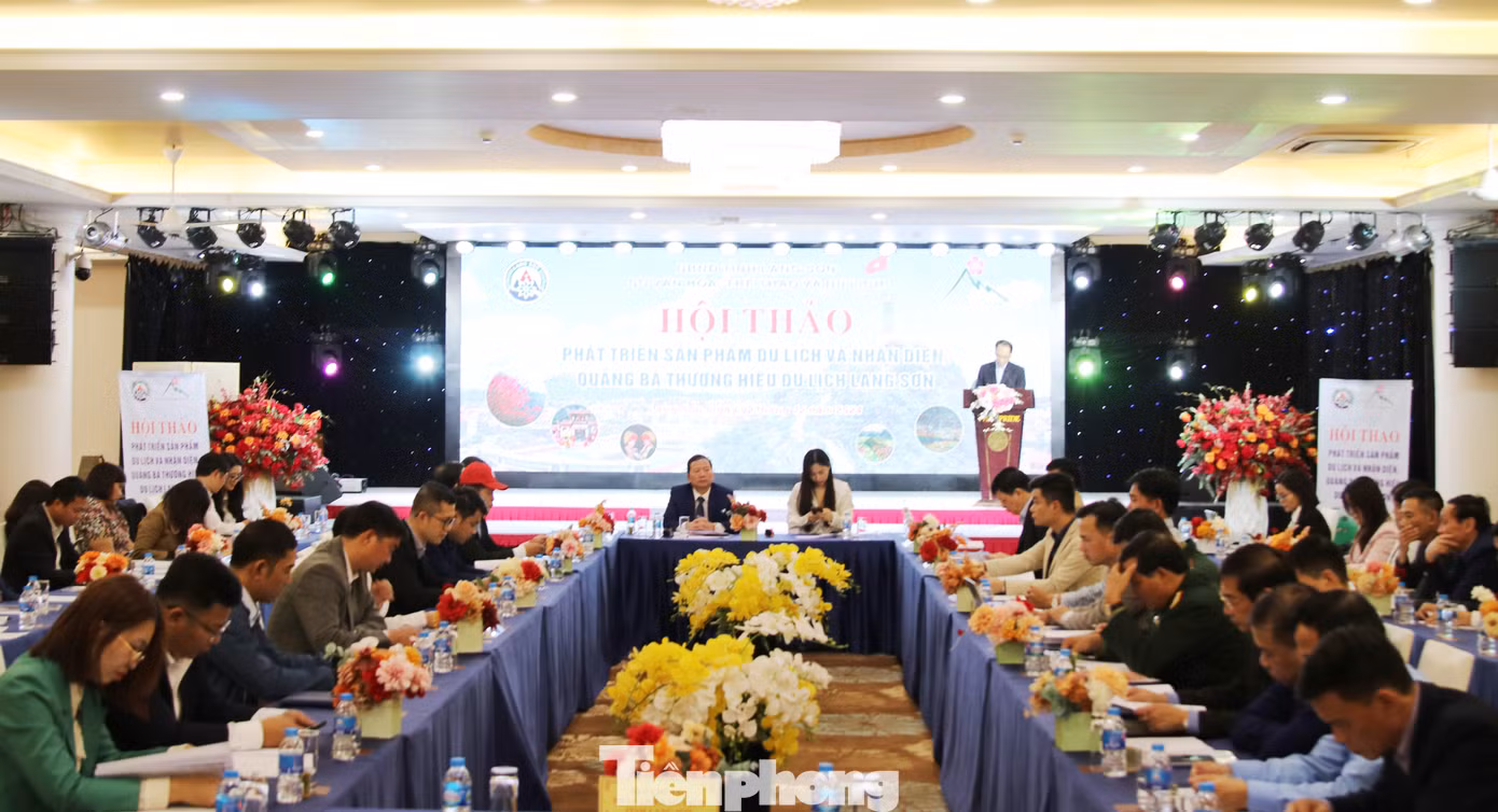 Quang cảnh Hội thảo phát triển sản phẩm du lịch và nhận diện quảng bá thương hiệu du lịch Lạng Sơn chiều 2/12.