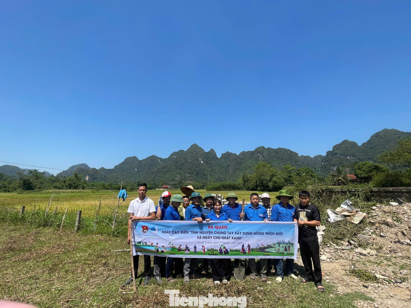 Tuổi trẻ Hữu Lũng thực hiện các công trình, phần việc vì cuộc sống cộng đồng.