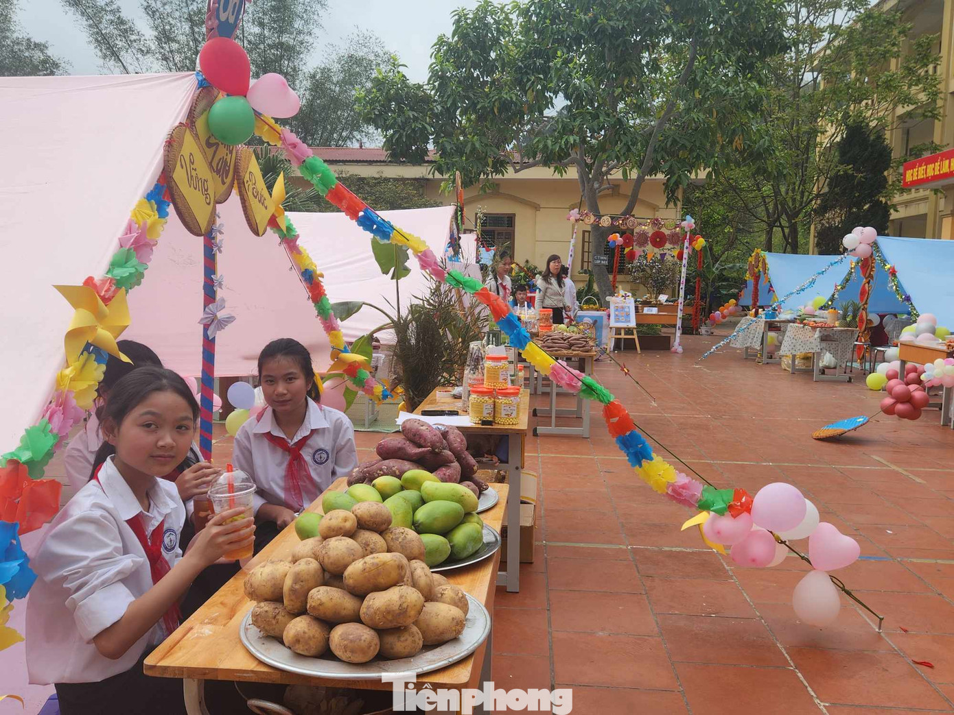 Trưng bày các sản vật địa phương và hội trại truyền thống. Trưng bày các sản vật địa phương và hội trại truyền thống.
