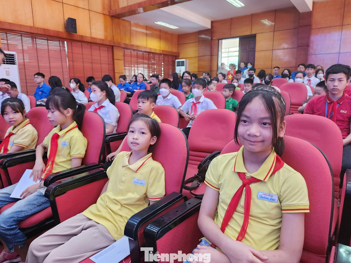 Các em thiếu nhi Lạng Sơn hào hứng tham gia chương trình. Ảnh: Duy Chiến Các em thiếu nhi Lạng Sơn hào hứng tham gia chương trình. Ảnh: Duy Chiến