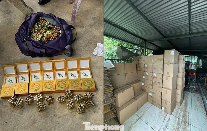 Tang vật vụ án bị lực lượng chức năng thu giữ, phục vụ công tác điều tra.