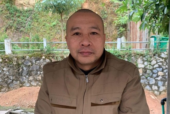 Đối tượng Nguyễn Trường Thành tại cơ quan công an. Đối tượng Nguyễn Trường Thành tại cơ quan công an.