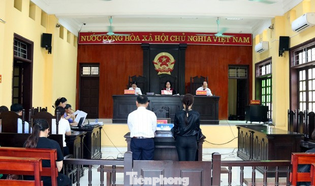 Quang cảnh phiên tòa. (ảnh: TL)