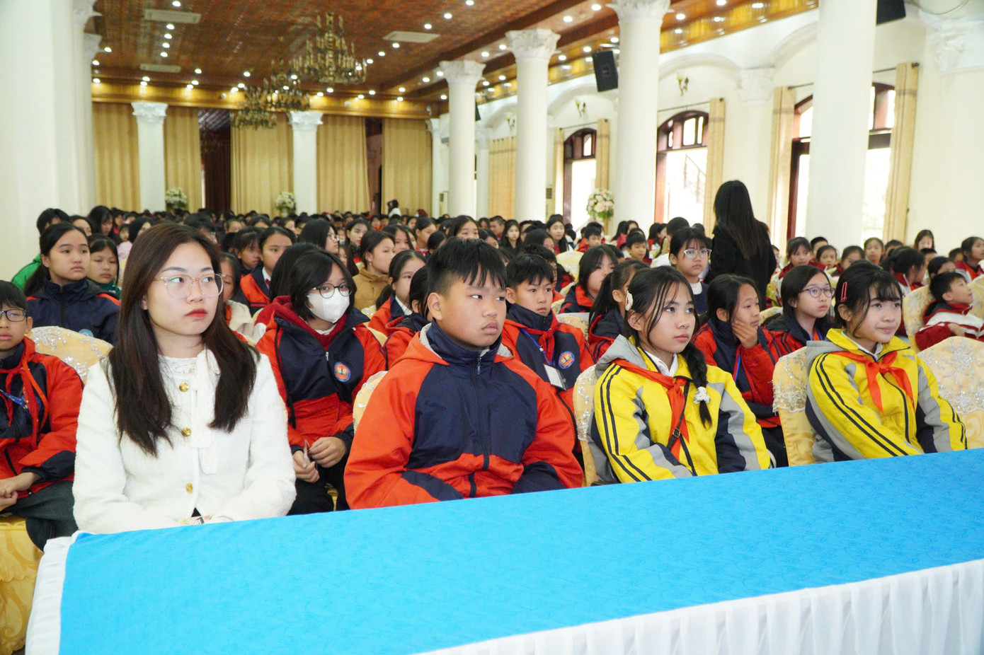 Các em học sinh, Đội viên tham gia chương trình.