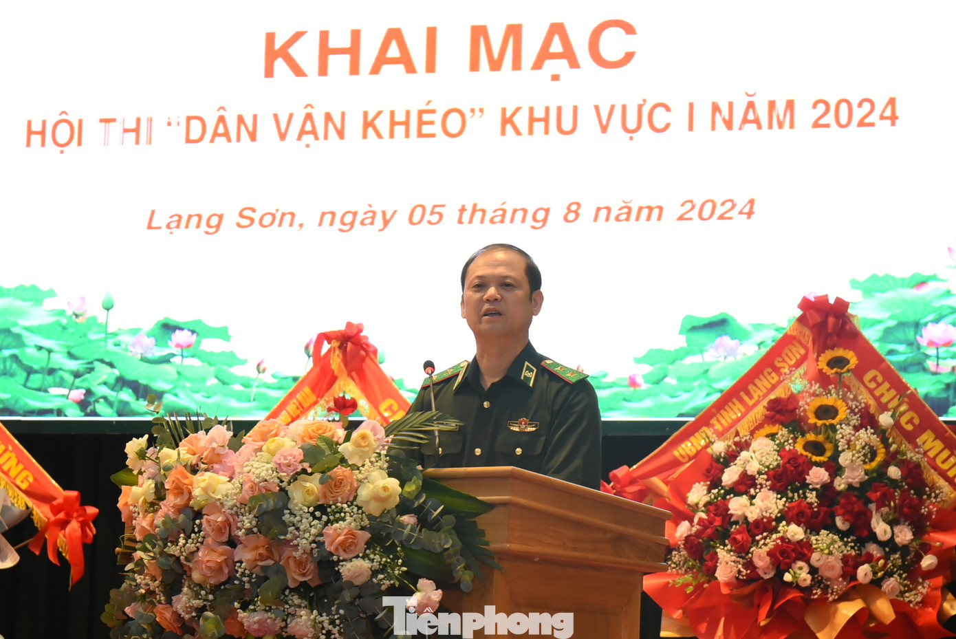 Trung tướng Nguyễn Anh Tuấn - Bí thư Đảng ủy, Chính ủy BĐBP, mong muốn thông qua hội thi là dịp để cán bộ, chiến sỹ học hỏi kinh nghiệm, làm tốt hơn công tác dân vận trong tình hình mới. Trung tướng Nguyễn Anh Tuấn - Bí thư Đảng ủy, Chính ủy BĐBP, mong muốn thông qua hội thi là dịp để cán bộ, chiến sỹ học hỏi kinh nghiệm, làm tốt hơn công tác dân vận trong tình hình mới.