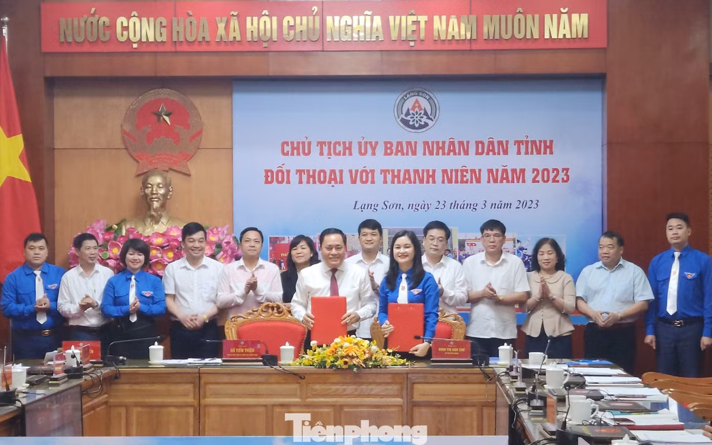 Lễ Ký kết Quy chế phối hợp công tác giữa UBND tỉnh Lạng Sơn và Ban Chấp hành Tỉnh Đoàn Lạng Sơn giai đoạn 2023-2027.