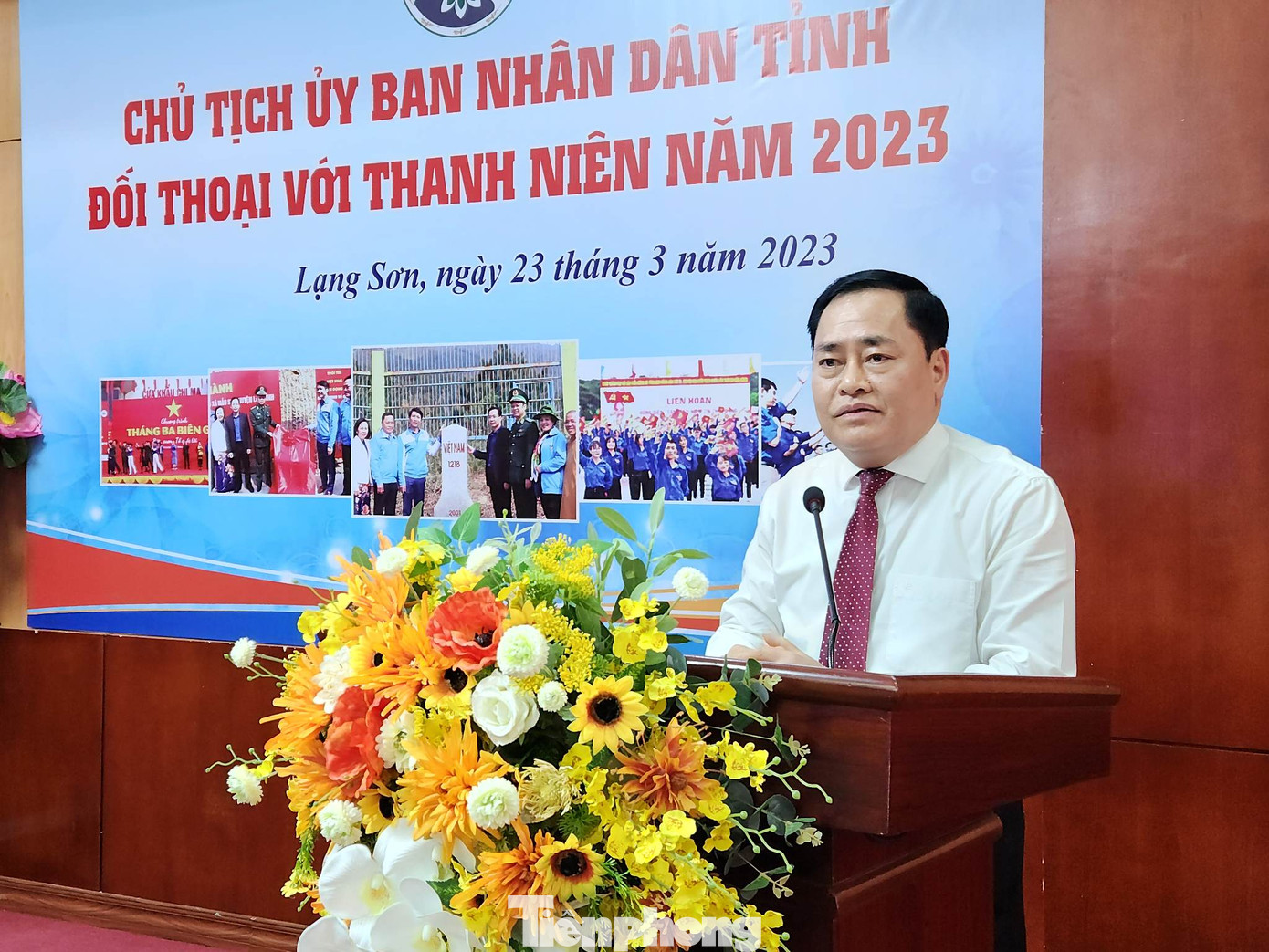Ông Hồ Tiến Thiệu, Chủ tịch UBND tỉnh Lạng Sơn cho rằng, các ý kiến của đoàn viên, thanh niên Lạng Sơn là xác đáng, đúng trọng tâm để lãnh đạo tỉnh, các ngành chức năng địa phương ghi nhận. Ảnh: Duy Chiến Ông Hồ Tiến Thiệu, Chủ tịch UBND tỉnh Lạng Sơn cho rằng, các ý kiến của đoàn viên, thanh niên Lạng Sơn là xác đáng, đúng trọng tâm để lãnh đạo tỉnh, các ngành chức năng địa phương ghi nhận. Ảnh: Duy Chiến