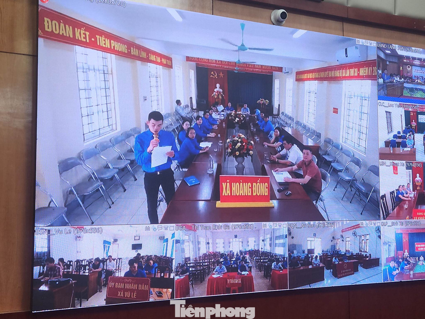 Tại các điểm cầu cấp xã, đoàn viên thanh niên hào hứng tham gia đối thoại. Tại các điểm cầu cấp xã, đoàn viên thanh niên hào hứng tham gia đối thoại.