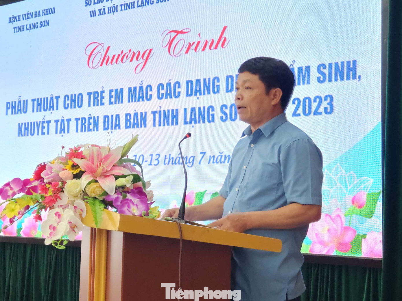 Ông Đàm Văn Chính, Phó Giám đốc Sở LĐ-TB &amp;XH tỉnh Lạng Sơn cho biết, đây là năm thứ 7 chương trình ý nghĩa, nhân văn này được tổ chức ở xứ Lạng. Ảnh: Duy Chiến