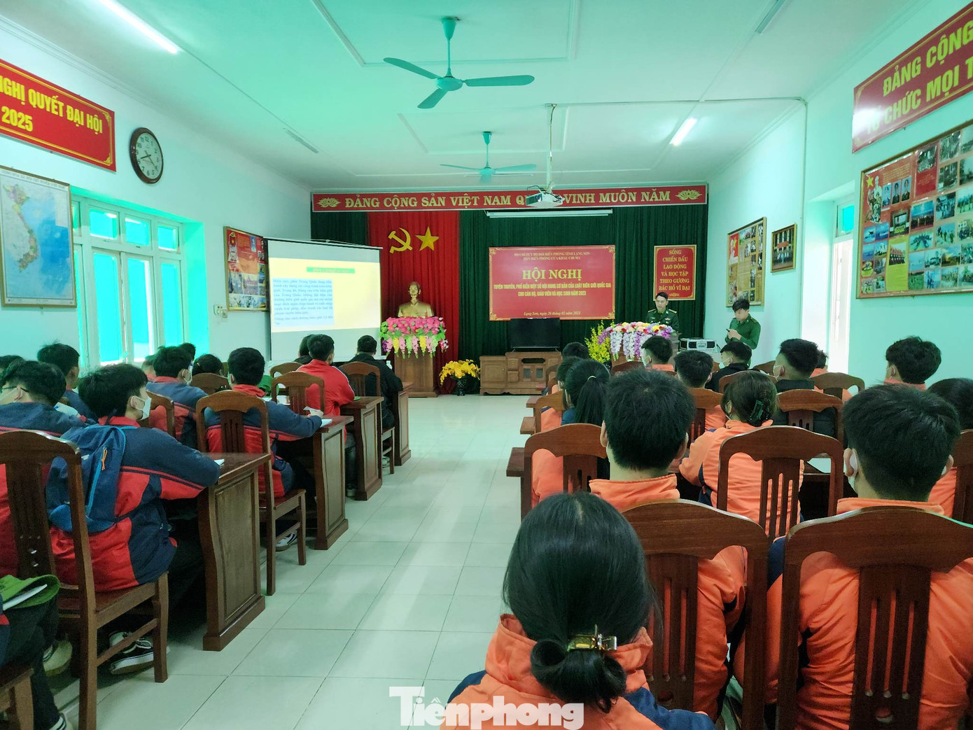 Quang cảnh Hội nghị tuyên truyền, phổ biến về chủ quyền biên giới quốc gia. - Ảnh: Duy Chiến