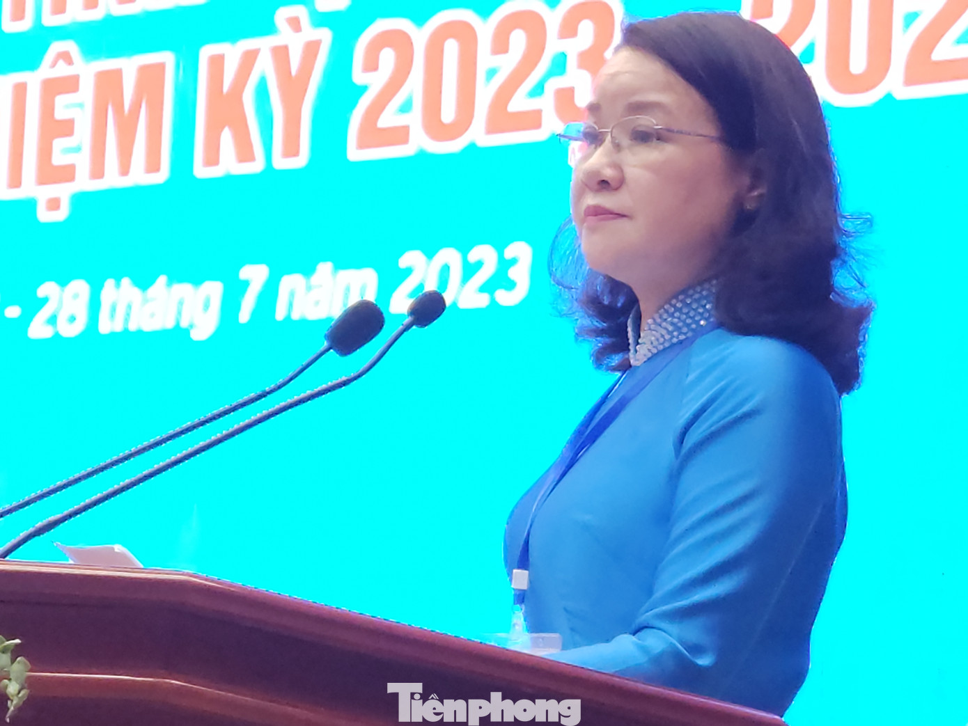 Bà Bế Thị Hòa, tân Chủ tịch Liên đoàn Lao động tỉnh Lạng Sơn. Ảnh: Duy Chiến Bà Bế Thị Hòa, tân Chủ tịch Liên đoàn Lao động tỉnh Lạng Sơn. Ảnh: Duy Chiến