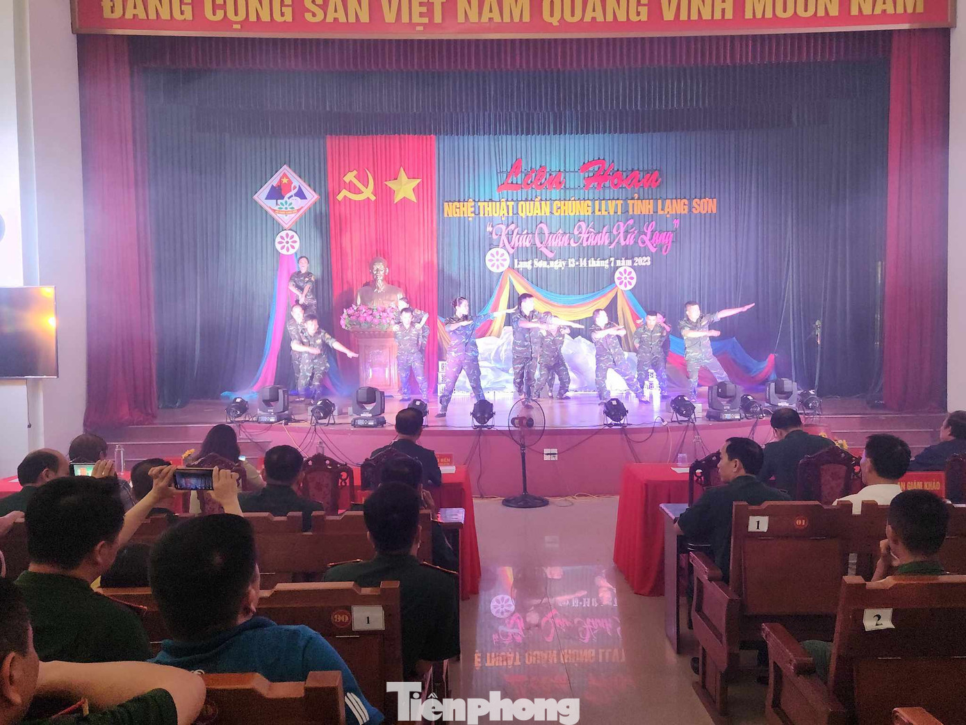 Hội thi thu hút sự tham dự của đông đảo cán bộ, chiến sỹ trên địa bàn Lạng Sơn. (Ảnh: Duy Chiến)