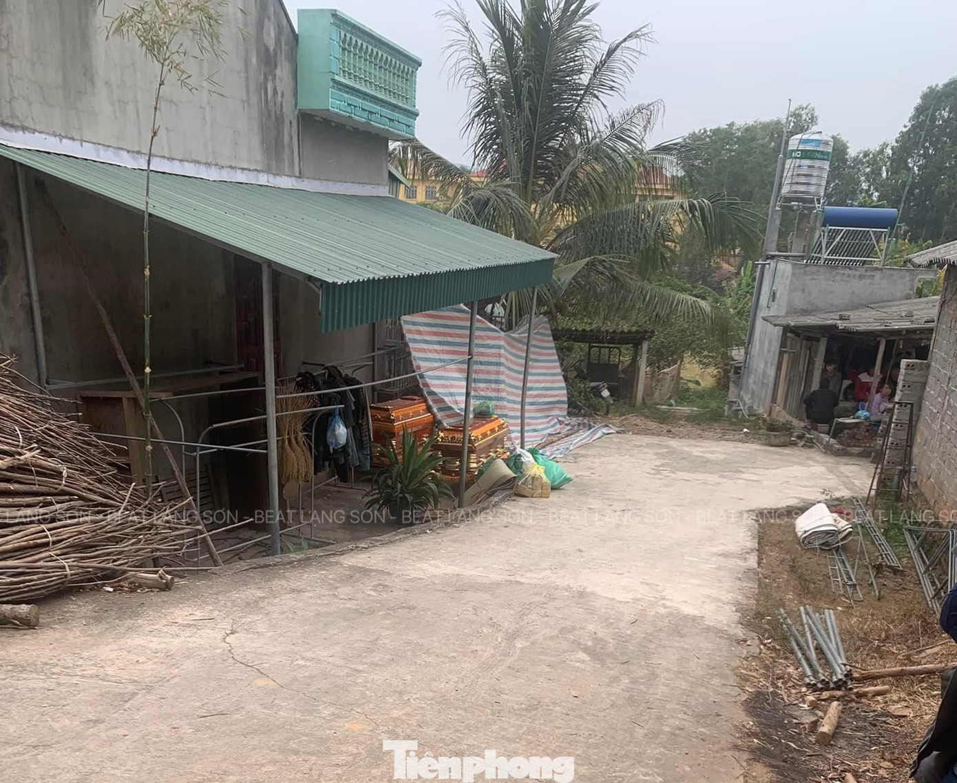 Khu vực nhà ông Khánh- nơi đối tượng Hiếu gây án. (ảnh: Duy Chiến)