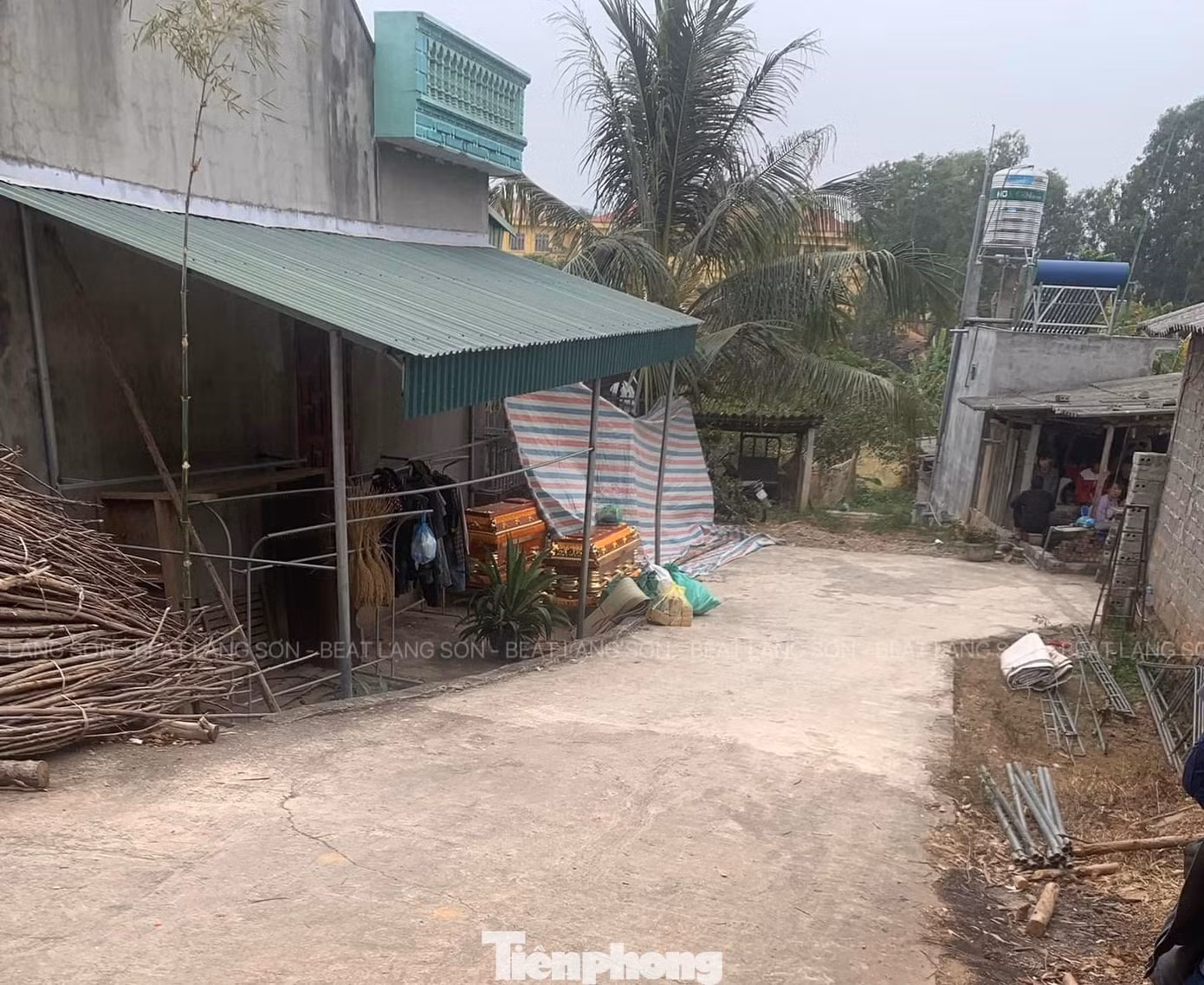 Khu vực nhà ông Khánh- nơi đối tượng Hiếu gây án. (ảnh: Duy Chiến)