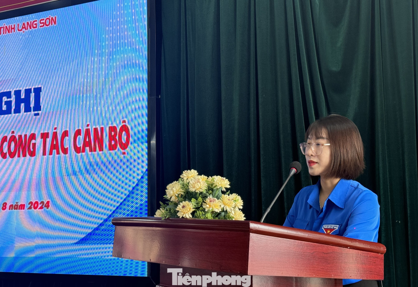 Tân Phó Chủ tịch Hội LHTN Việt Nam tỉnh Lạng Sơn Mai Thu Hường phát biểu nhận nhiệm vụ. Ảnh: Duy Chiến Tân Phó Chủ tịch Hội LHTN Việt Nam tỉnh Lạng Sơn Mai Thu Hường phát biểu nhận nhiệm vụ. Ảnh: Duy Chiến