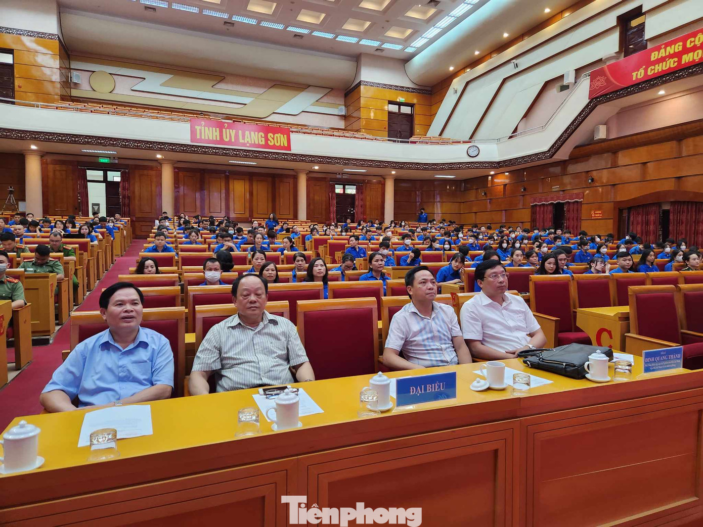 Lãnh đạo các ban, ngành, đoàn thể ở Lạng Sơn tham dự Hội nghị. Ảnh: Duy Chiến