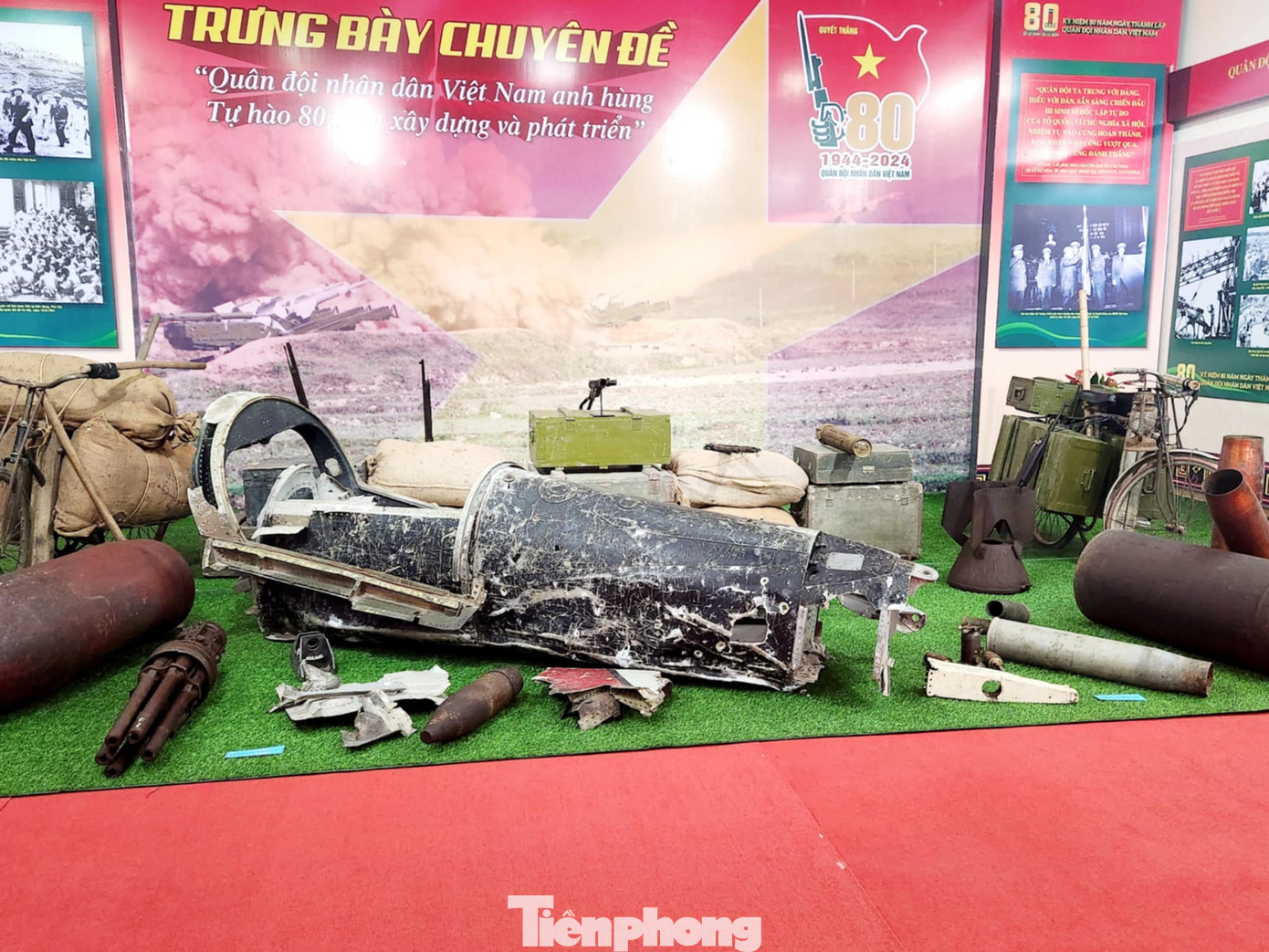 Tái hiện không gian trận địa và chiến công của Tiểu đội nữ dân quân Quang Lang (huyện Chi Lăng, Lạng Sơn) bắn rơi máy bay Mỹ. Ảnh: Duy Chiến. Tái hiện không gian trận địa và chiến công của Tiểu đội nữ dân quân Quang Lang (huyện Chi Lăng, Lạng Sơn) bắn rơi máy bay Mỹ. Ảnh: Duy Chiến.