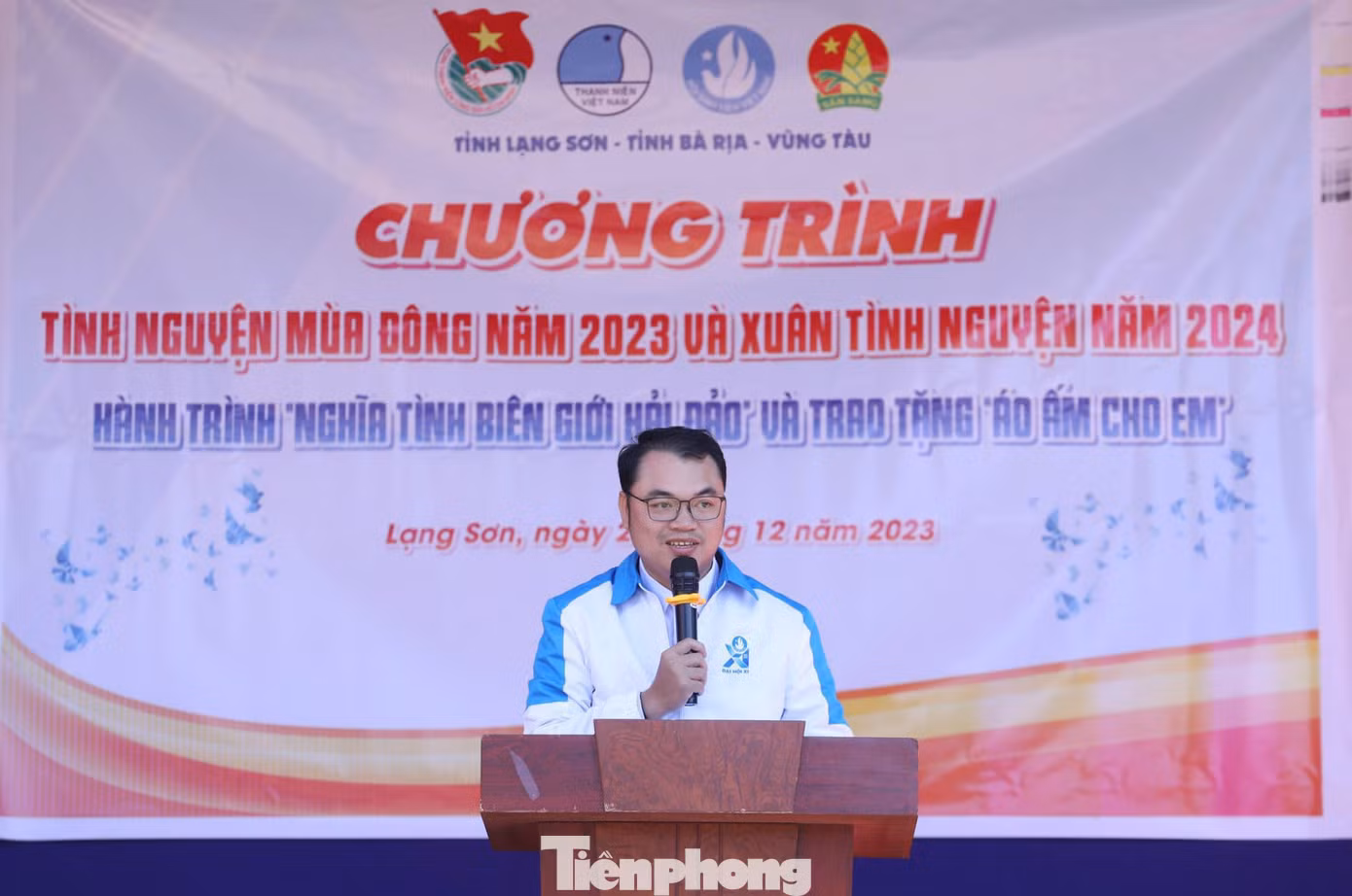 Anh Thôi Đại Việt - Phó Bí thư Tỉnh Đoàn Bà Rịa- Vũng Tàu phát biểu tại chương trình. Ảnh: Duy Chiến Anh Thôi Đại Việt - Phó Bí thư Tỉnh Đoàn Bà Rịa- Vũng Tàu phát biểu tại chương trình. Ảnh: Duy Chiến