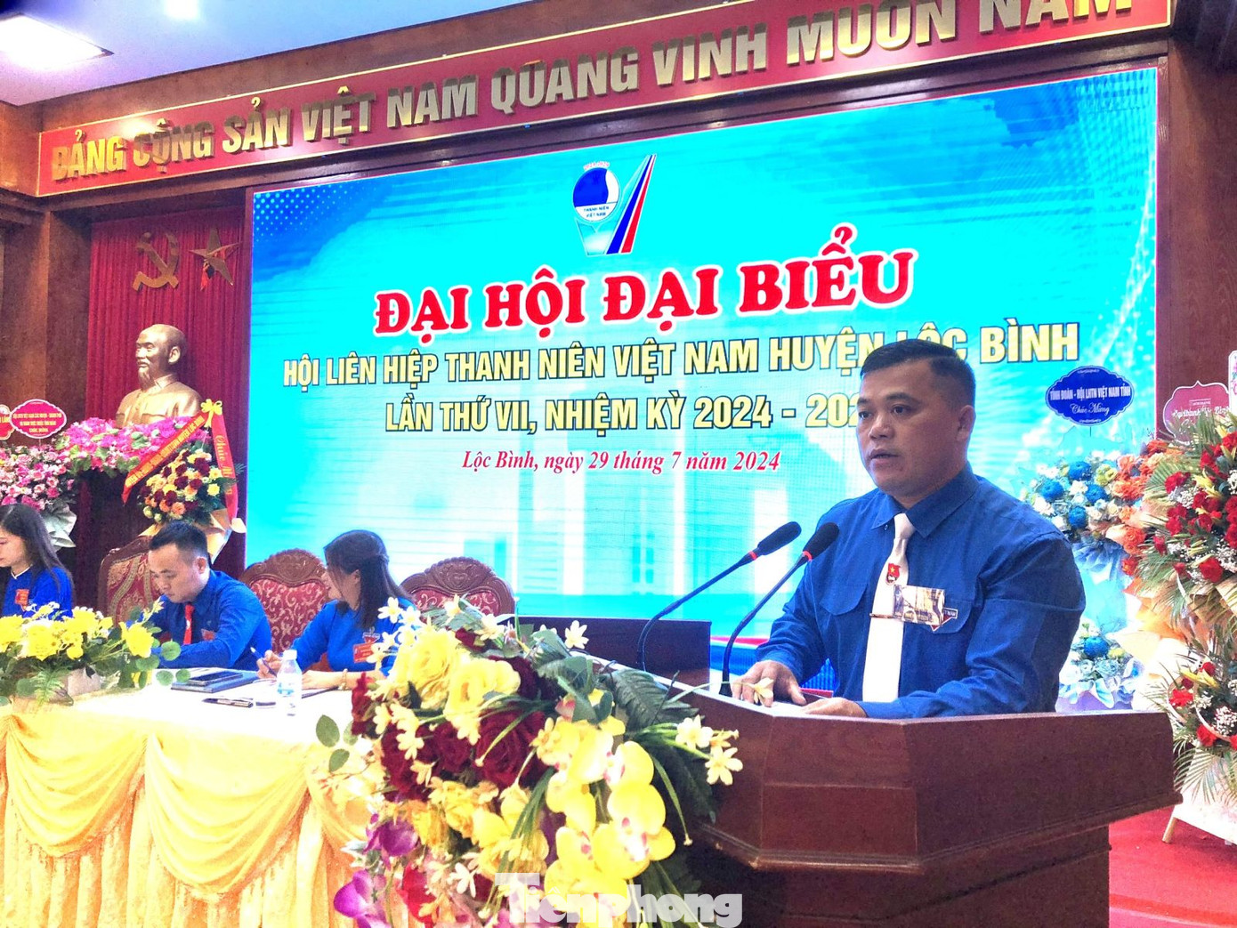 Thường trực Tỉnh Đoàn- Hội LHTN Việt Nam tỉnh Lạng Sơn quan tâm, chỉ đạo Đại hội Hội LHTN cấp cơ sở.