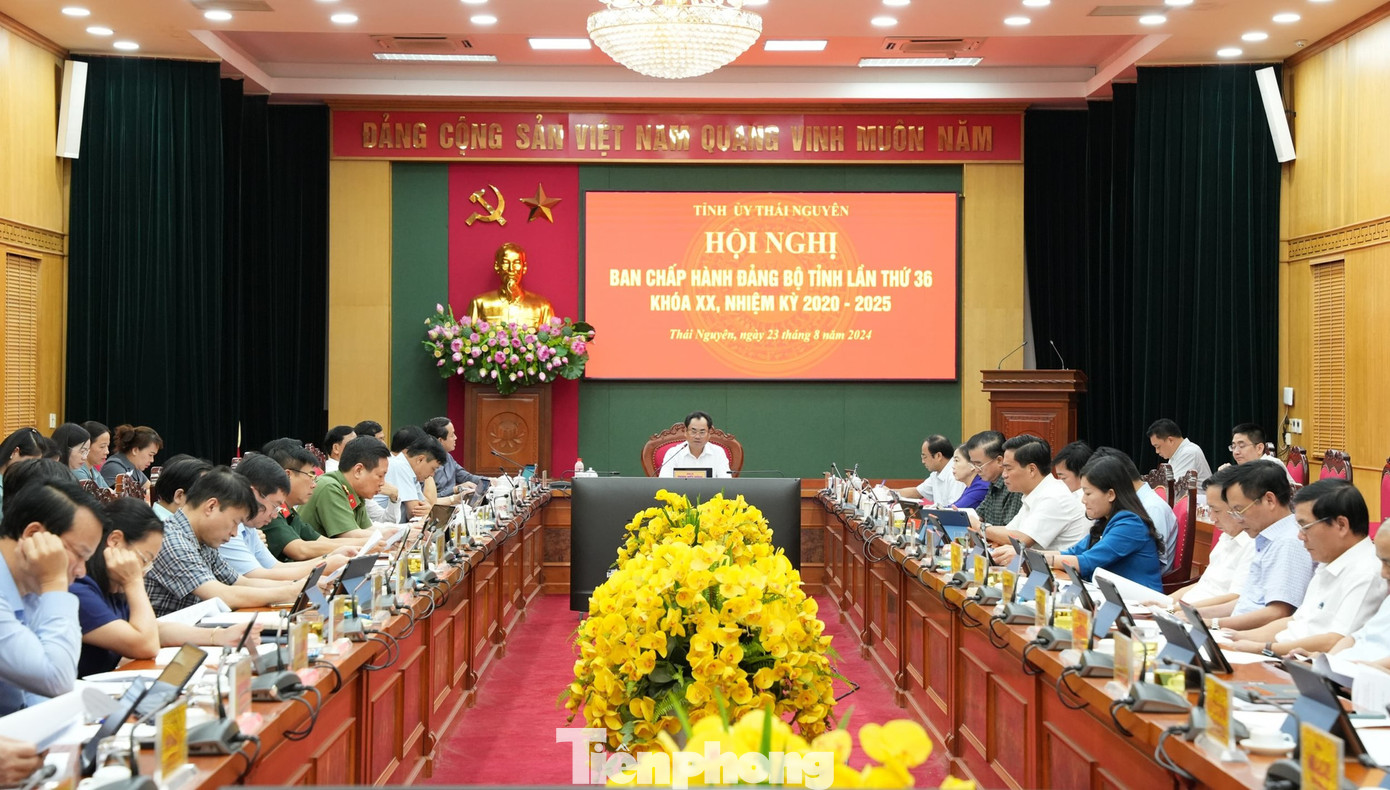 Hội nghị Ban Chấp hành Đảng bộ tỉnh Thái Nguyên họp về kỷ luật cán bộ sai phạm.