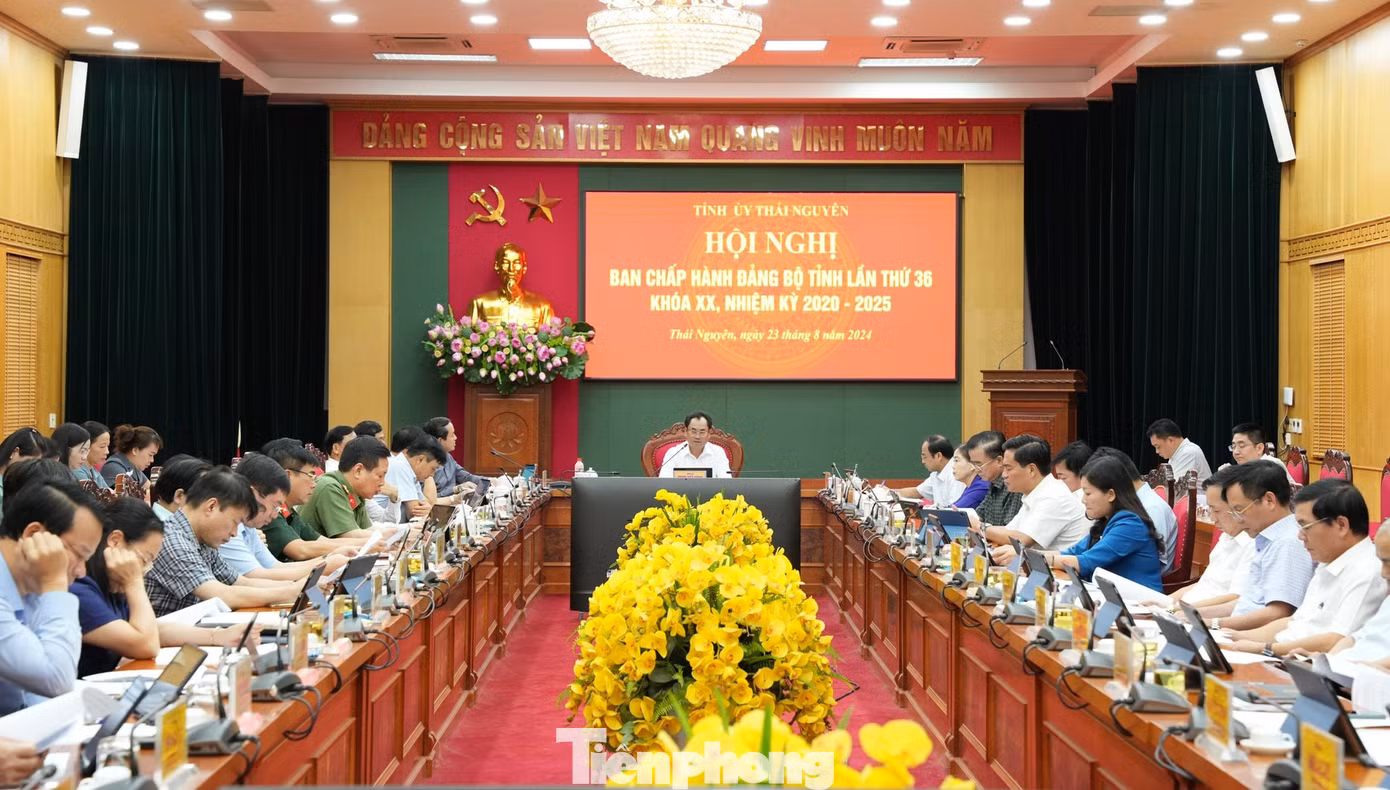 Hội nghị Ban Chấp hành Đảng bộ tỉnh Thái Nguyên họp về kỷ luật cán bộ sai phạm.