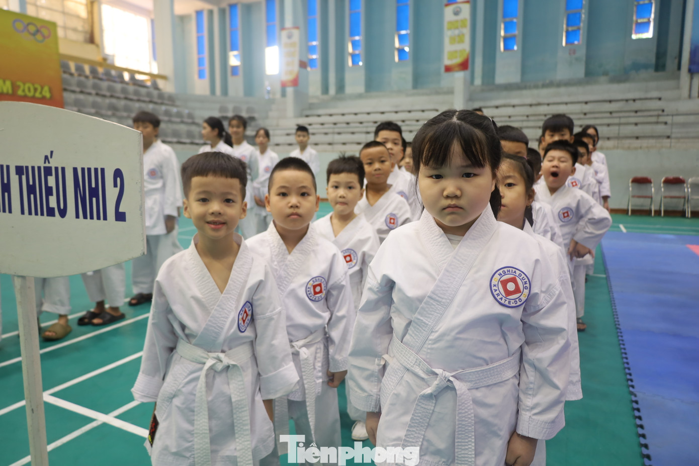 Nhiều VĐV nhí tham gia lần đầu rất vô tư, phấn khởi, hồi hộp. (Ảnh: Duy Chiến ) Nhiều VĐV nhí tham gia lần đầu rất vô tư, phấn khởi, hồi hộp. (Ảnh: Duy Chiến )