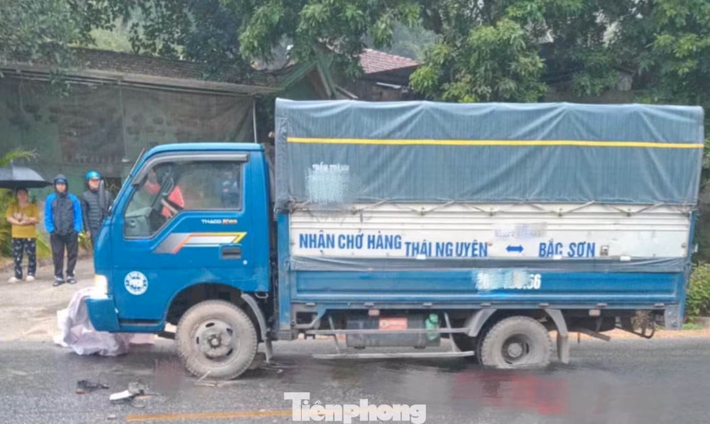 Hiện trường vụ tai nạn.