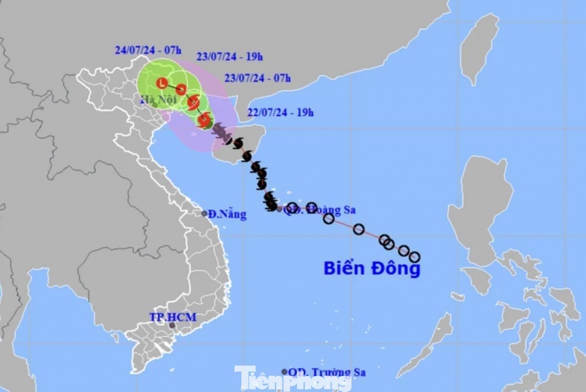 Diễn biến phức tạp của cơn bão số 2 đổ bộ vào đất liền, trong đó có tỉnh Lạng Sơn.