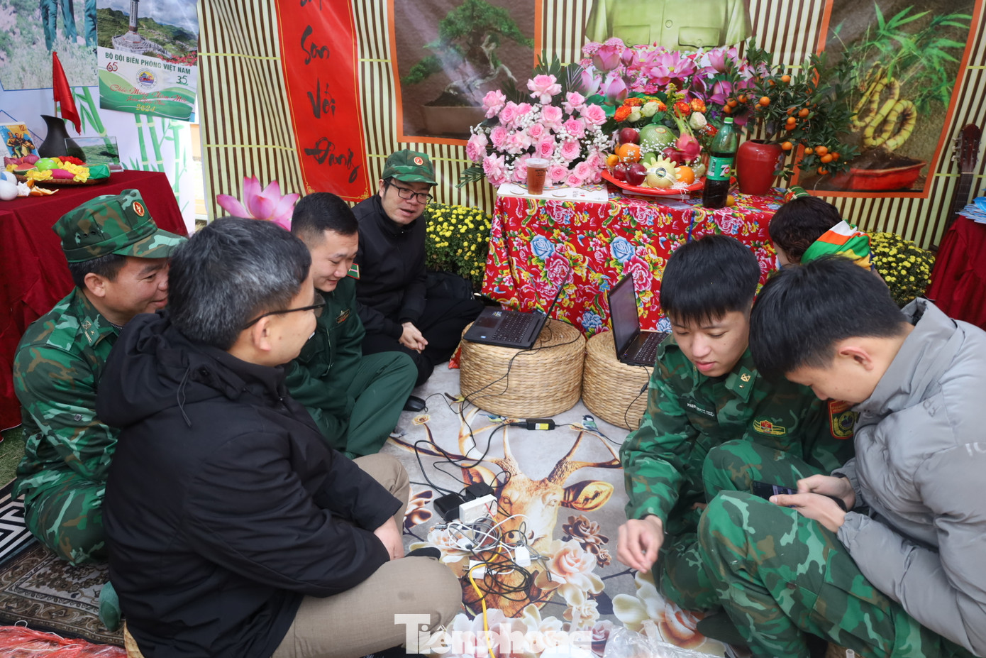 Quân dân một ý chí - đoàn viên thanh niên giữa tuổi trẻ địa phương và Bộ đội Biên phòng.