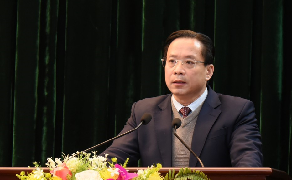 Bí thư Tỉnh ủy Lạng Sơn Hoàng Văn Nghiệm nhấn mạnh các cơ quan chức năng làm tốt công tác tinh gọn bộ máy, có cơ chế chính sách hợp lý đối với cán bộ nghỉ hưu, dôi dư...