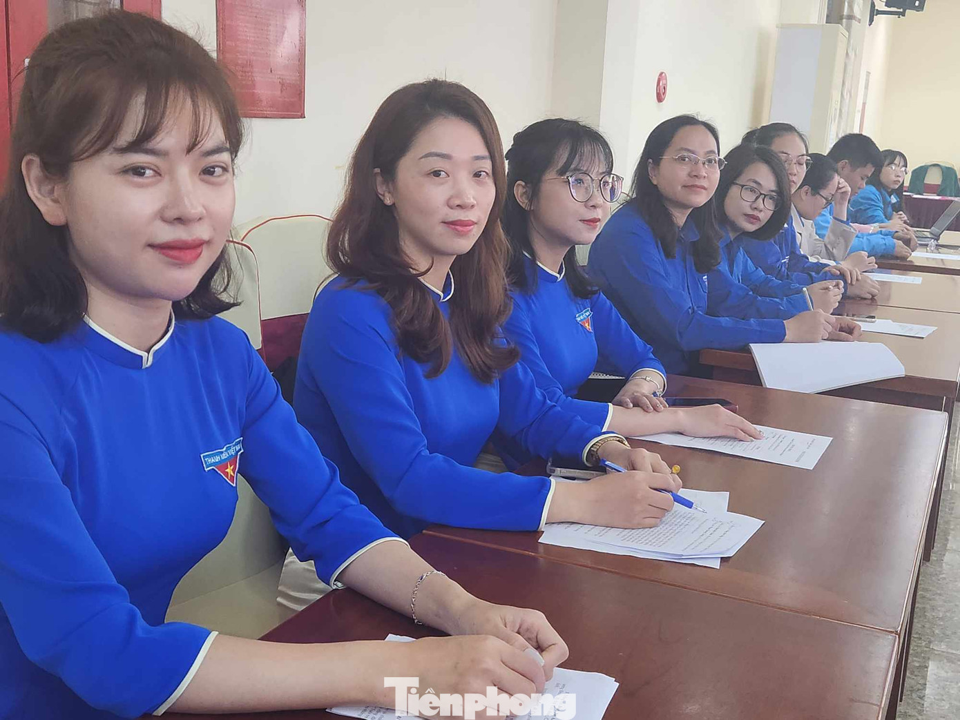 Lực lượng trẻ hào hứng tham gia chương trình. Ảnh: Duy Chiến