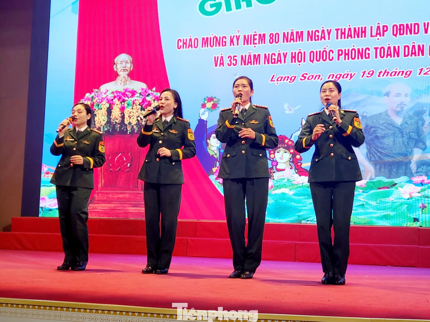 Tiết mục của Đoàn thanh niên Bộ Chỉ huy Biên phòng tỉnh Lạng Sơn.