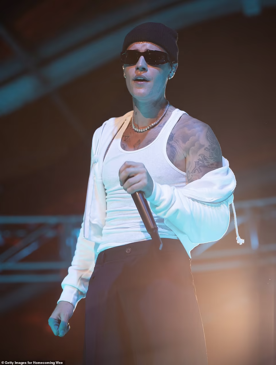 Justin Bieber có 45 phút trình diễn tại đêm nhạc.