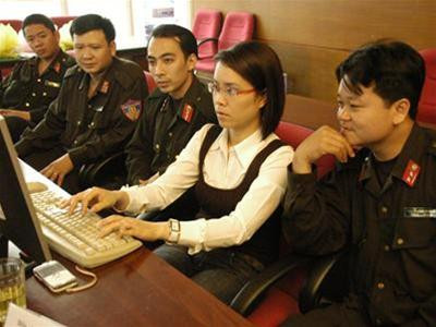 Các chiến sĩ Đại đội 3 - Trung đoàn CSCĐ