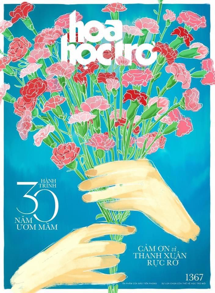 Báo Hoa Học Trò số 1367 đánh dấu sinh nhật 30 tuổi của tờ báo. Báo Hoa Học Trò số 1367 đánh dấu sinh nhật 30 tuổi của tờ báo.