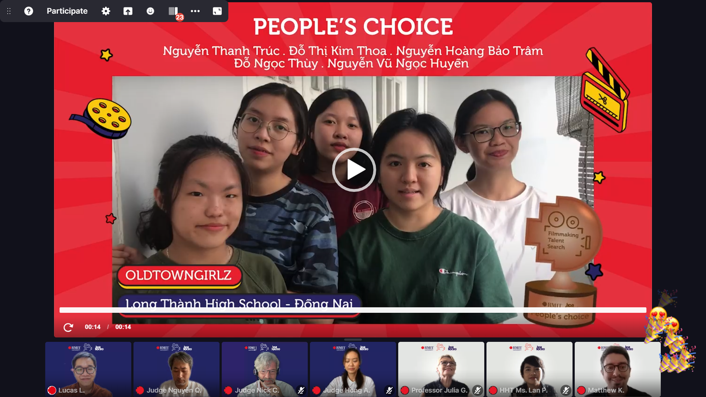 Giải phim được yêu thích nhất đã thuộc về đội OLDTOWNGIRLZ với tác phẩm "Lục".