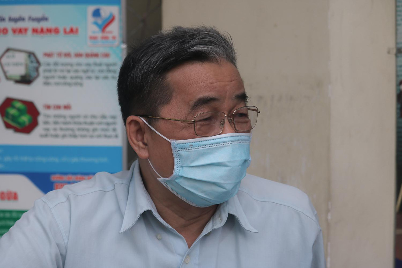 Bác Ngô Sĩ Phi đồng tình với cách triển khai của cơ quan chức năng trong kì thi tốt nghiệp THPT 2021 - Ảnh: Viên Vy Bác Ngô Sĩ Phi đồng tình với cách triển khai của cơ quan chức năng trong kì thi tốt nghiệp THPT 2021 - Ảnh: Viên Vy