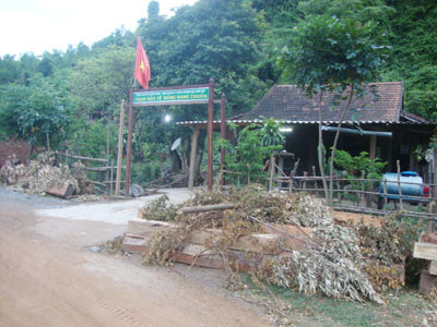 Trạm KSLS Hang Chuồn nằm trên con đường độc đạo